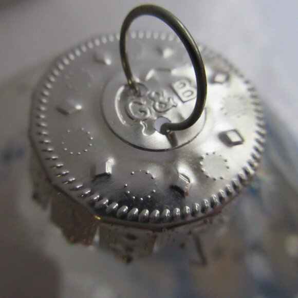 Jumbo G & B Hand Painted Snowman Clear Glass Christmas Ornament Ball 4" - Picture 9 of 12